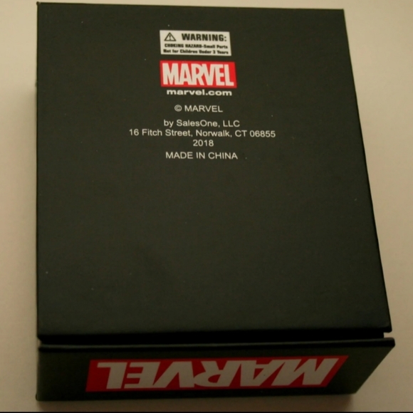 Marvel Comics Deadpool Logo Dog Tag Stainless Steel Necklace Pendant New NOS Box - Picture 5 of 5